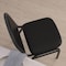 Flash Furniture Black Vinyl Stack Chair with Black Metal Frame NG-ZG10006-BK-BK-GG - alternate 10